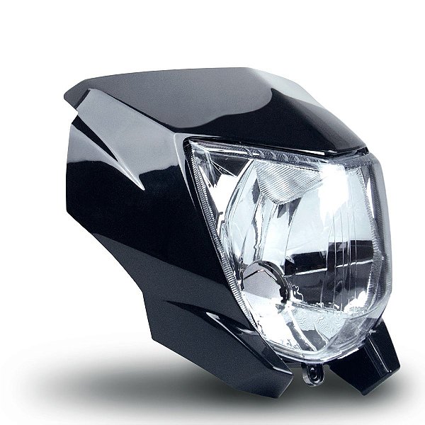 Farol Compl.C/Carenagem Lander 250 2008 A 2016 Preta - Nao Original