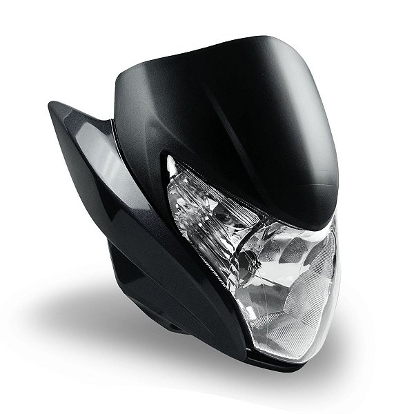 Farol Completo C/ Car. E Lat. Titan 150 Esd 2012 Cinza Metalico - Nao Original