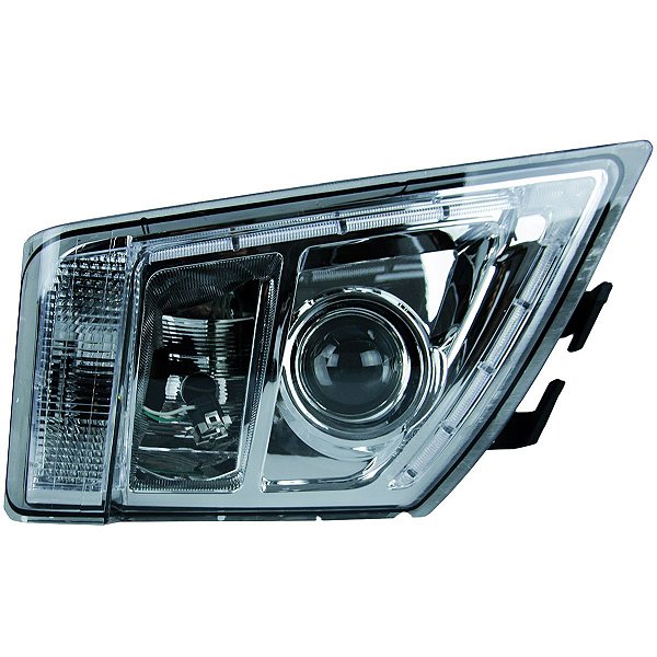Farol Dianteiro Ld, Compativel C/ Veiculos Volvo Material Aco, Plastico E Vidro / Bvv03-016