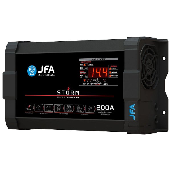 Fonte Carregador De Bateria 200A Storm