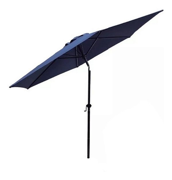 Guarda-Sol Ombrelone Com Cobertura De Polyeste, Fator Protetor Ultra-Violeta - Importway