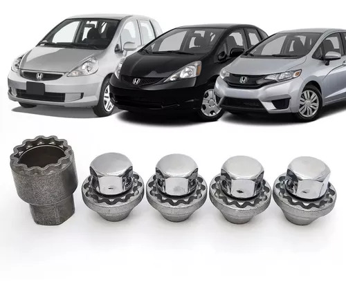 Trava Porca Antifurto De Roda Carros Honda Ac1C/M Galaxylock 4+1 - Farad