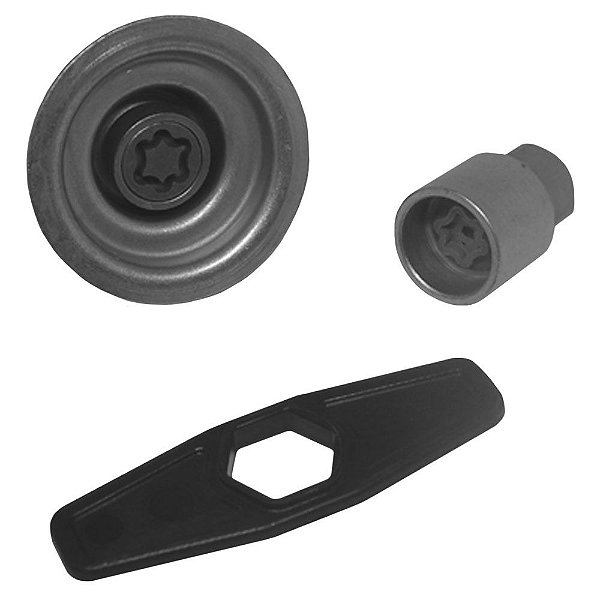 Trava Parafuso Antifurto Do Estepe 1+1 Toyota Ind Ft08 Sparelock