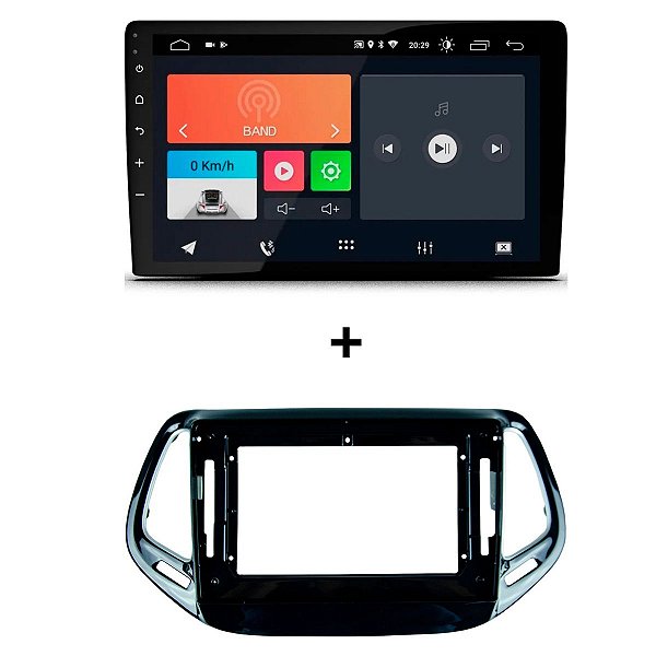 Multimídia Android 10.1 Com Tela 10 Polegadas Ft-Mm-And10.1 + Moldura - Faaftech