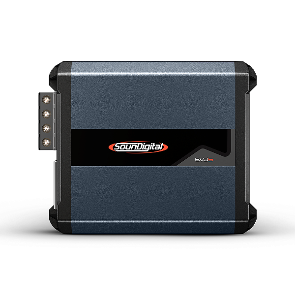 Amplificador Elétrico De Audiofrequência Soundigital 1200.4-4 Evo 5 Compacto E Versátil 1200 WRMS Com 4 Canais