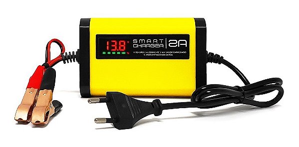 Carregador De Bateria Automotivo Smart Charger 2A Inteligente - Bivolt - 12V - Smartcharger