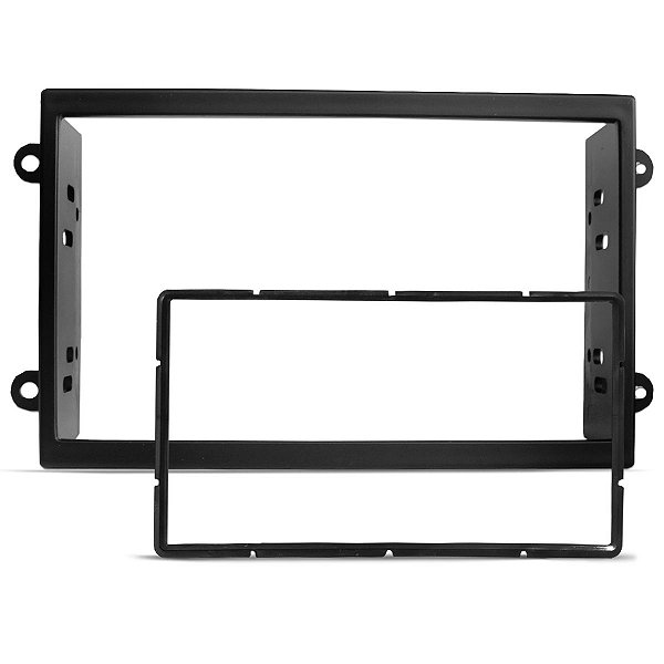 Moldura Dvd 2 Din Multimídia Mp5 Onix Joy 2020 2021 - Preta