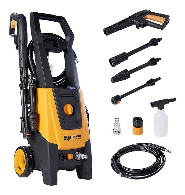 Lavadora de Alta Pressão WAP Combate Turbo 2600 1700W 220V