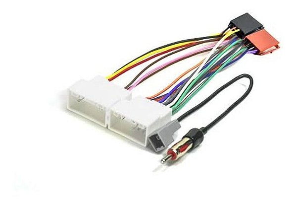 KIT FACIL C/ CHICOTE DE LIGACAO DO SOM E ADAP. ANTENA LINHA KIA / HYUNDAI 2011> (HB20 / CERATO / S - FAC HY-001