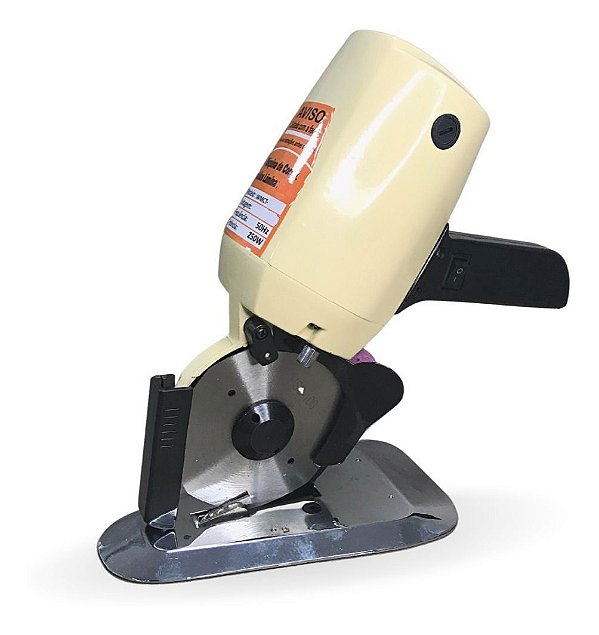 Maquina de Cortar Tecidos Disco Octogonal 4 Pol. 127V Com Duas Lâminas 110mm 250w Capacidade de Corte 32mm - Importway