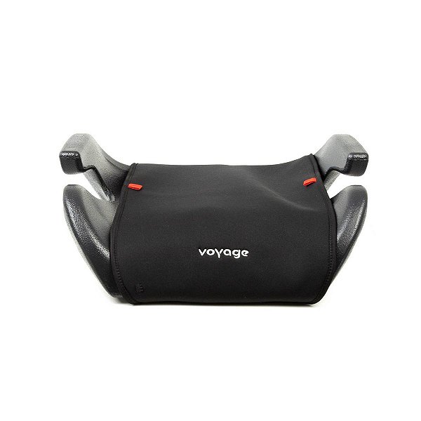 Assento De Elevação Infantil Para Carro 15-36 Kg  Booster Vibe Preto Capa Lavável Fácil Instalação Voyage