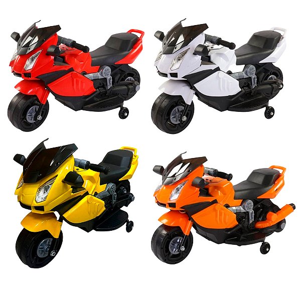 Moto Elétrica Infantil Mini Moto Farol Buzina 6v Bateria Recarregável Com Acelerador Luzes Importway
