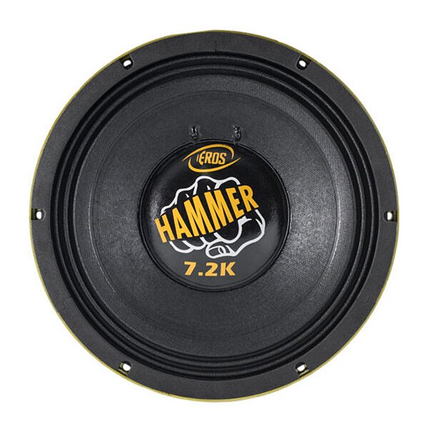 Alto Falante Woofer Potente 12 Polegadas Eros Hammer 7.2K 3.600w RMS 4 Ohms Feito Em Alumínio - Eros