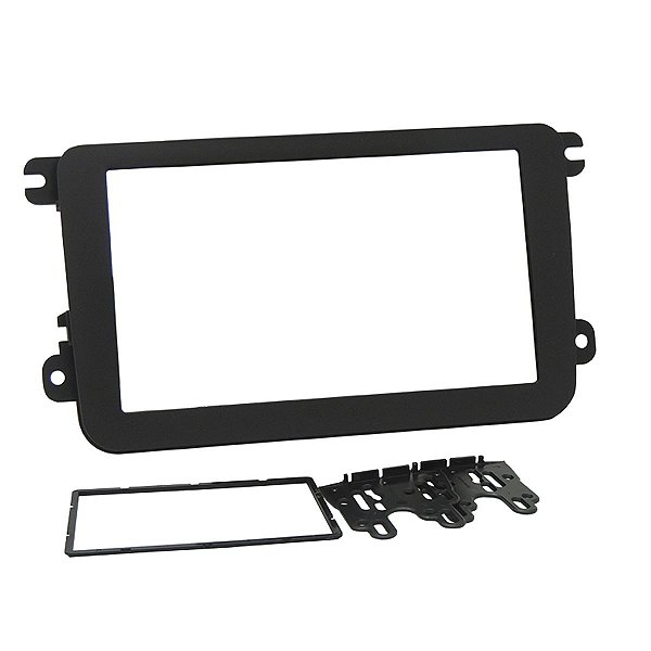Moldura Central Painel 2Din VW Jetta/Amarok/Fusca 2012 Em Diante Tiguan 2007/2010 Gol E Saveiro G7-G8 Passat e Variant