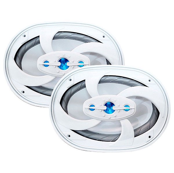 Par Alto Falante 6x9 Polegadas 200w Marinizados para Barcos, Lanchas e Iates