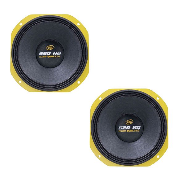 2 Alto Falante Eros 10 Polegadas Potência 520w RMS Com Impedância Nominal 4 Ohms Feito Em Alumínio Resistente