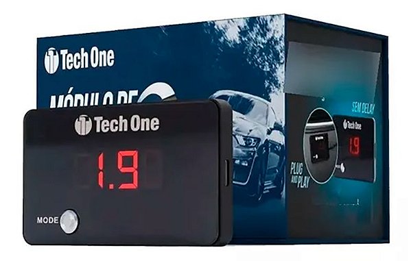 Módulo de Aceleração Tech One Modelo 832 Remove Delay do Pedal/Acelerador Resposta Imediata