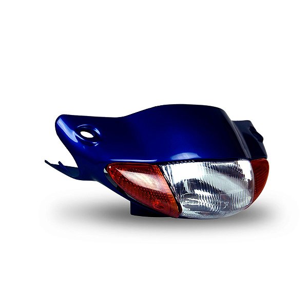 Farol Completo Com Carenagens Laterais Biz Azul Perolado - 2002/2003 - Foco Sportive
