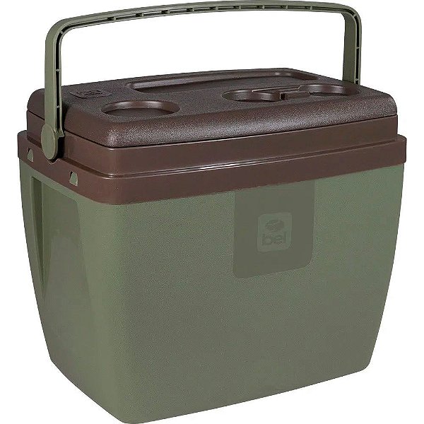 Caixa Térmica Cooler Culler Culer 36L Cor Araguaia 54 Latas Para Camping Praia Piscina Pesca Tampa Encaixe Latinhas