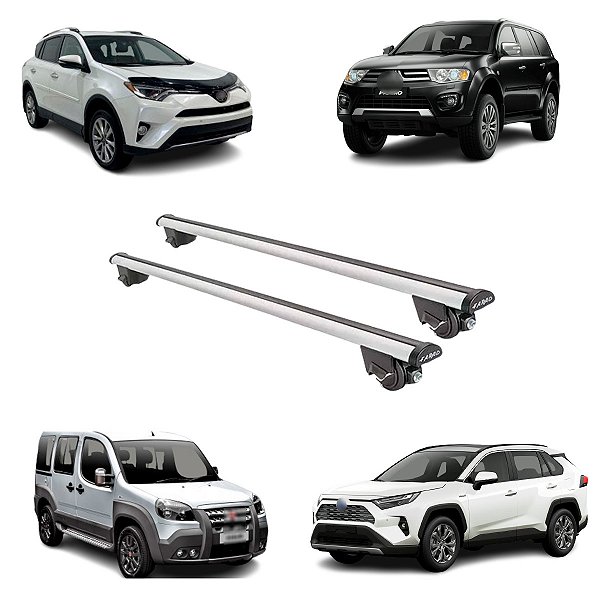 Travessas Farad Rack Teto Bagageiro Fixação SM02 Capacidade 100kg Antifurto