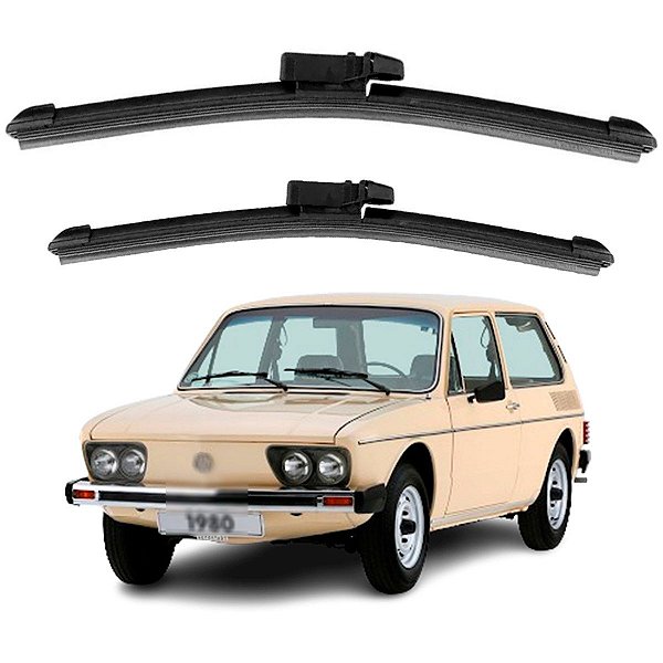 Palheta Automotiva Smart Brasilia 1973 até 1982 Limpador Para-brisa Proteção Chuva