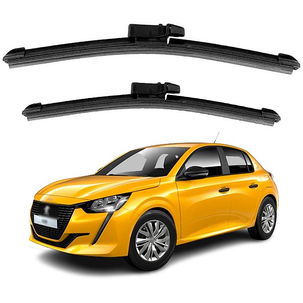 Palheta Automotiva Limpa Para-brisas PG 208 2012 até 2021 Chuva Poeira