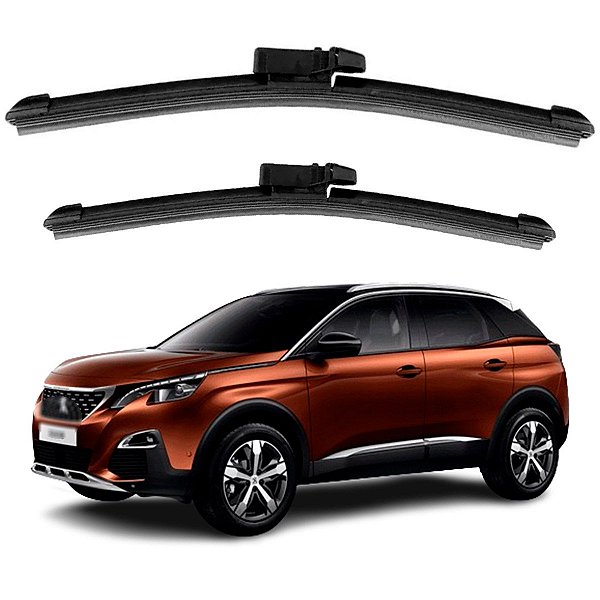 Palheta Automotiva PG 3008 2010 até 2017 Limpador de Para-brisas Dias de Chuva Poeira