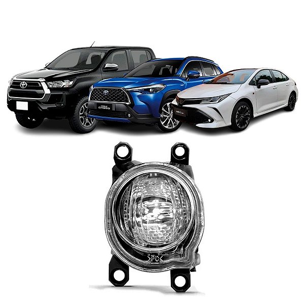 Farol De Milha Corolla Corolla Cross 2020~2023 Hilux SRV 2020~2023 Lado Esquerdo Modelo 30643
