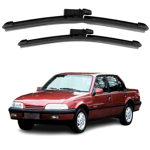 Palheta Automotiva Monza 1982 até 1996 Limpador de Para-brisas Proteção Chuva