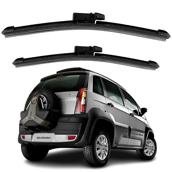 Palheta Automotiva Idea 2004 / 2005 22" e 15" Limpador de Parabrisas Proteção Dias de Chuva