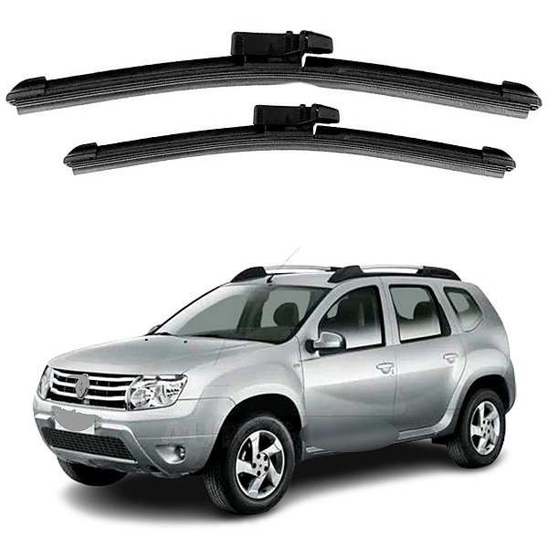 Palheta Automotiva Duster 2012 até 2023 Limpador de Para-brisas Proteção Chuva
