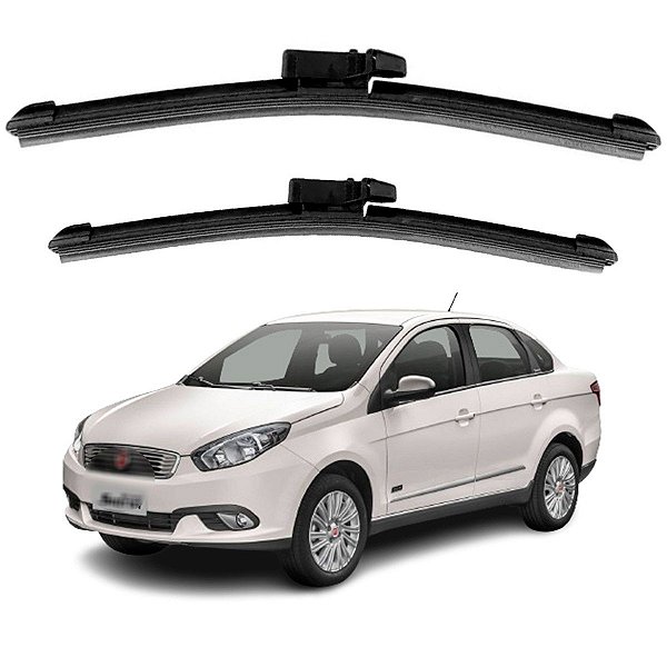 Palheta Automotiva Grand Siena 2001 até 2018 22" 18" Limpa Parabrisas