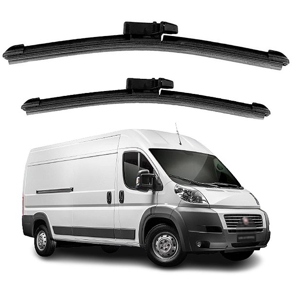 Palheta Automotiva Ducato 1998 até 2021 22" e 26" Limpa Parabrisas Proteção Chuva