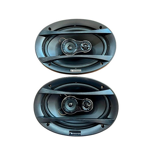 Par Alto Falantes 6x9 Polegadas NSE6918 40WRMS PMPO 260W Impedância 4 Ohms Nakamichi
