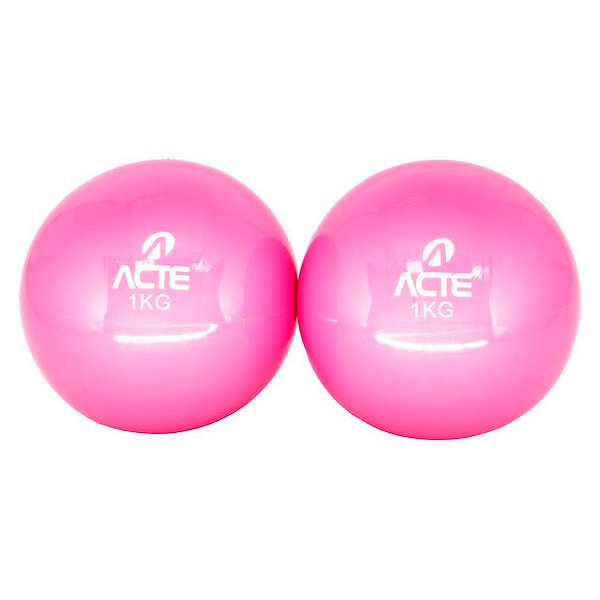 Bolas Tonificadoras T55 1kg - PVC/AREIA - Acte Sports