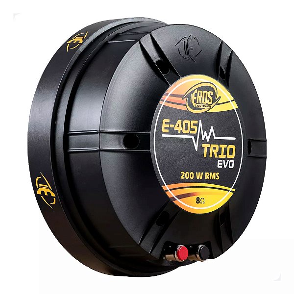 Driver E 405 Trio Evo 200 WRMS 8 Ohms Diafragma Fenólico Preto - Eros