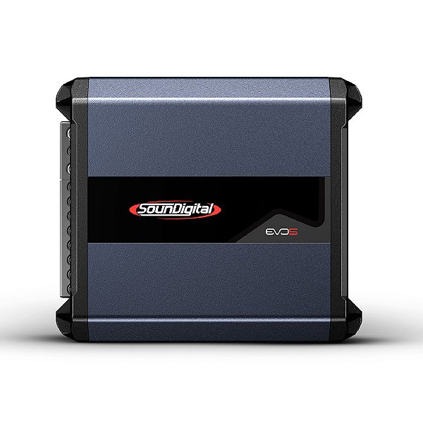 Módulo Amplificador Elétrico de Audiofrequência EVO5 600 WRMS 4 Ohms/4 Canais 600 WRMS - Soundigital