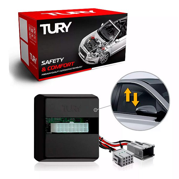 Módulo Subida Vidro Tury PRO2.12.1GB Master 2014 Em Diante