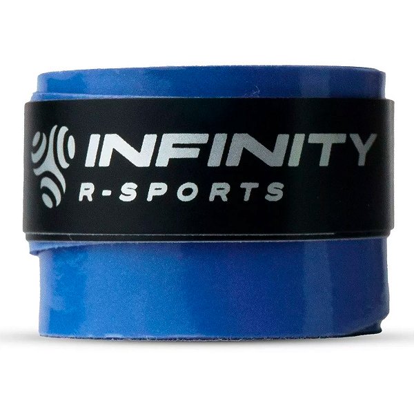 Overgrip Infinity Beach Tennis Praia Colorido Azul Escuro Espessura 0,6mm Superfície Lisa