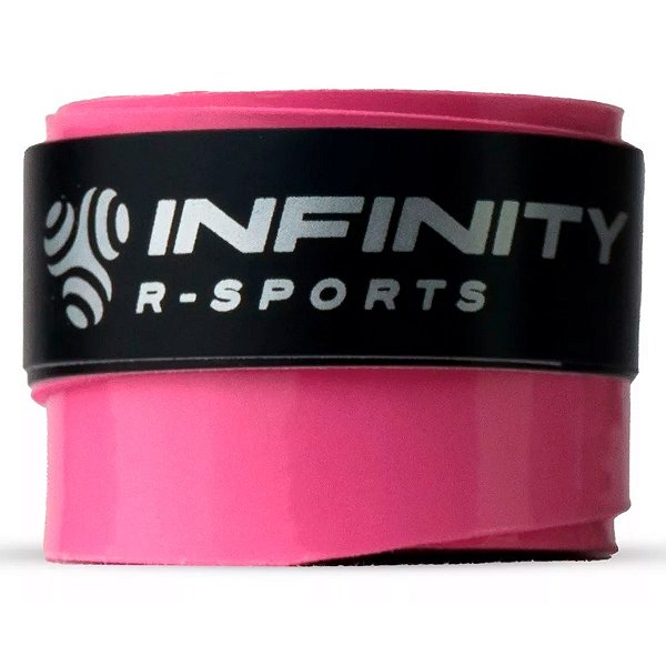 Overgrip Beach Tennis Tênis Praia Colorido Rosa Infinity Espessura 0,6mm