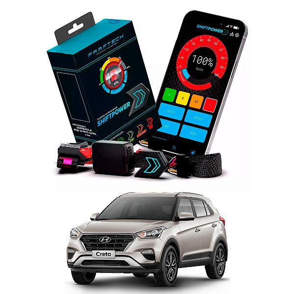 ShiftPower Nova Versão Chip Performance SFi Pedal Hyundai Creta 6.9+ Atualizado - Faaftech