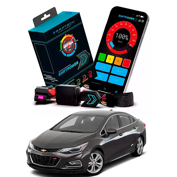 ShiftPower Nova Versão Chip Performance SFi Pedal Chevrolet Cruze 6.9+ Atualizado - Faaftech
