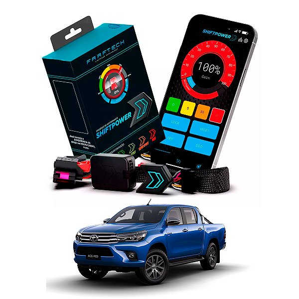 ShiftPower Nova Versão Chip Performance SFi Pedal Toyota Hilux 6.9+ Atualizado - Faaftech