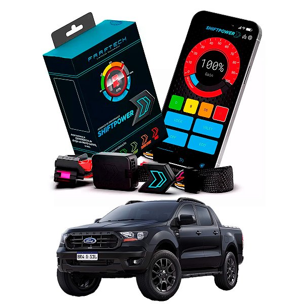 ShiftPower Nova Versão Chip Performance SFi Pedal Ford Ranger 6.5+ Atualizado - Faaftech