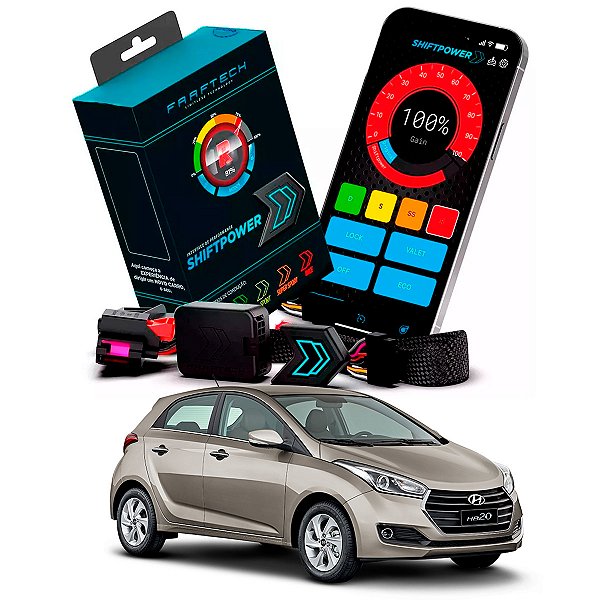 ShiftPower Nova Versão Chip Performance SFi Pedal Hyundai HB20 6.9+ Atualizado - Faaftech