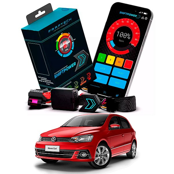 ShiftPower Nova Versão Chip Performance SFi Pedal Volkswagen Gol 6.9+ Atualizado - Faaftech