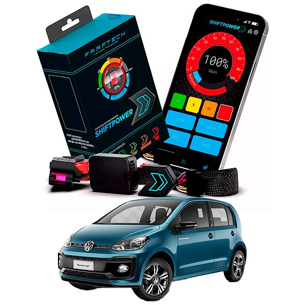 ShiftPower Nova Versão Chip Performance SFi Pedal Volkswagen UP 6.9+ Atualizado - Faaftech