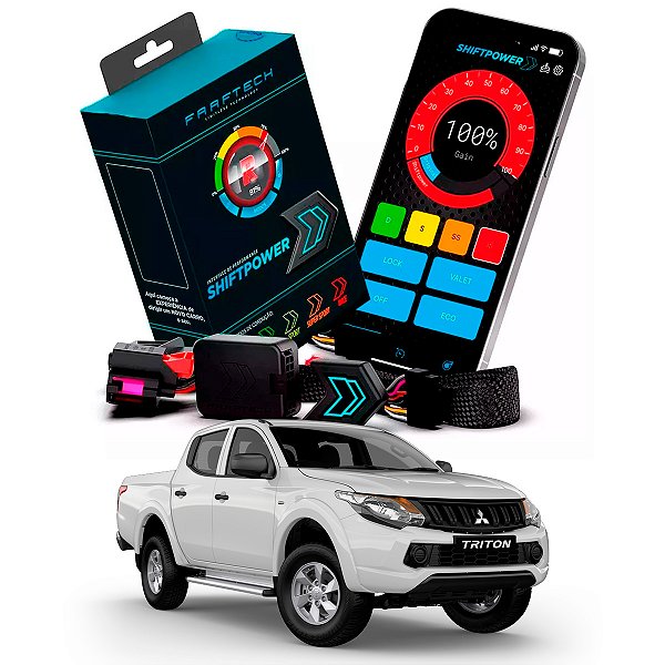 ShiftPower Nova Versão Chip Performance SFi Pedal Mitsubishi L200 Triton 6.9+ Atualizado - Faaftech