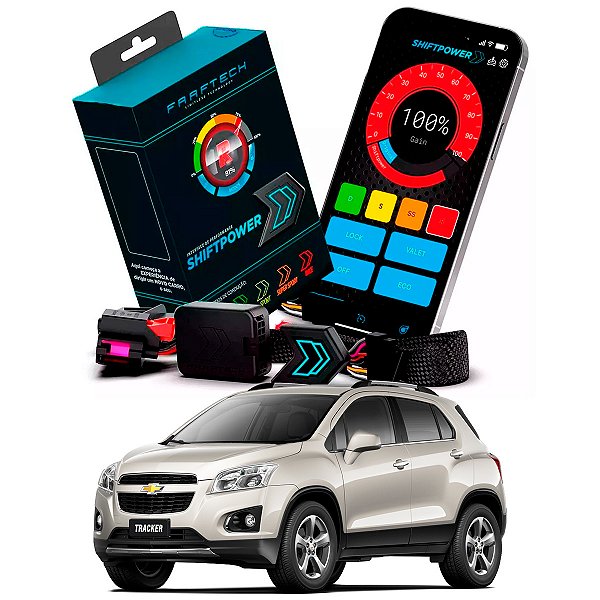 ShiftPower Nova Versão Chip Performance SFi Pedal Chevrolet Tracker 6.9+ Atualizado - Faaftech