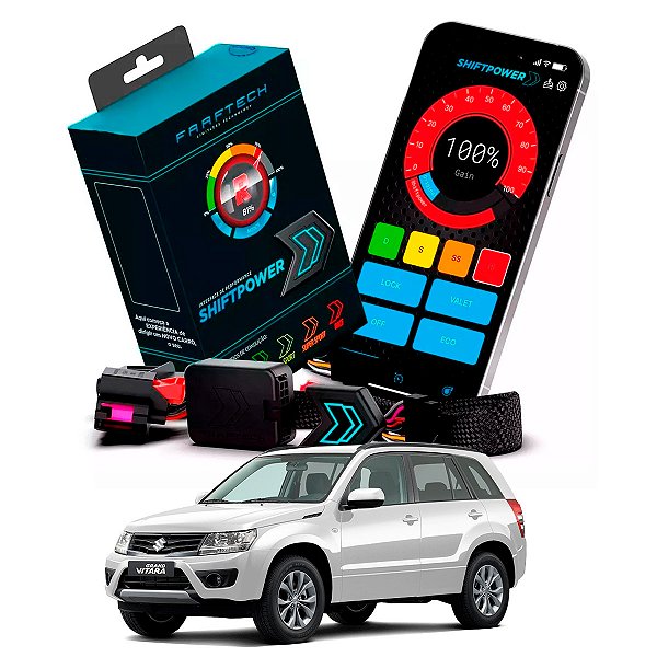 ShiftPower Nova Versão Chip Performance SFi Pedal Suzuki Grand Vitara 6.9+ Atualizado - Faaftech
